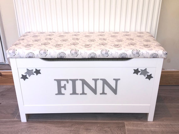 cushioned toy box