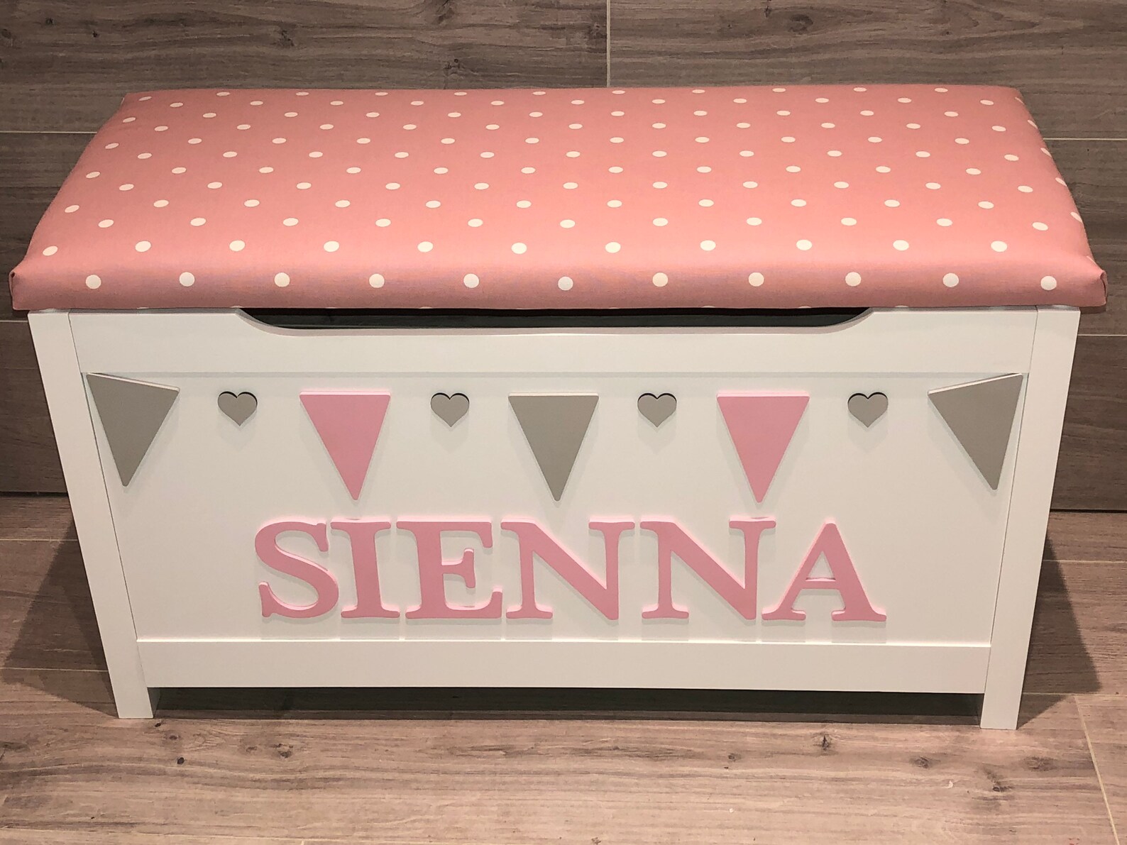 toy box with cushion top seat
