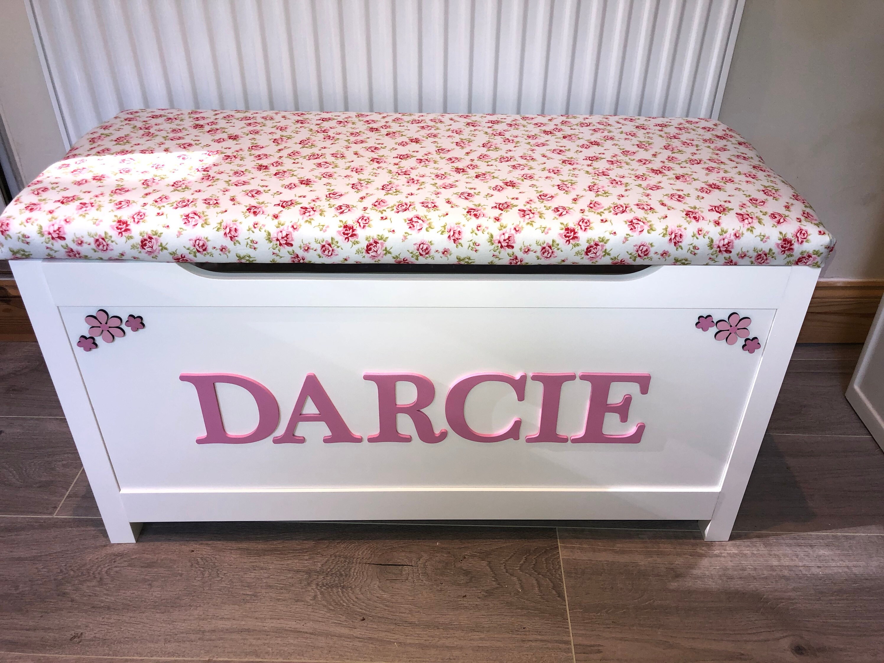 Personalised toy storage custom made toy box seat Etsy