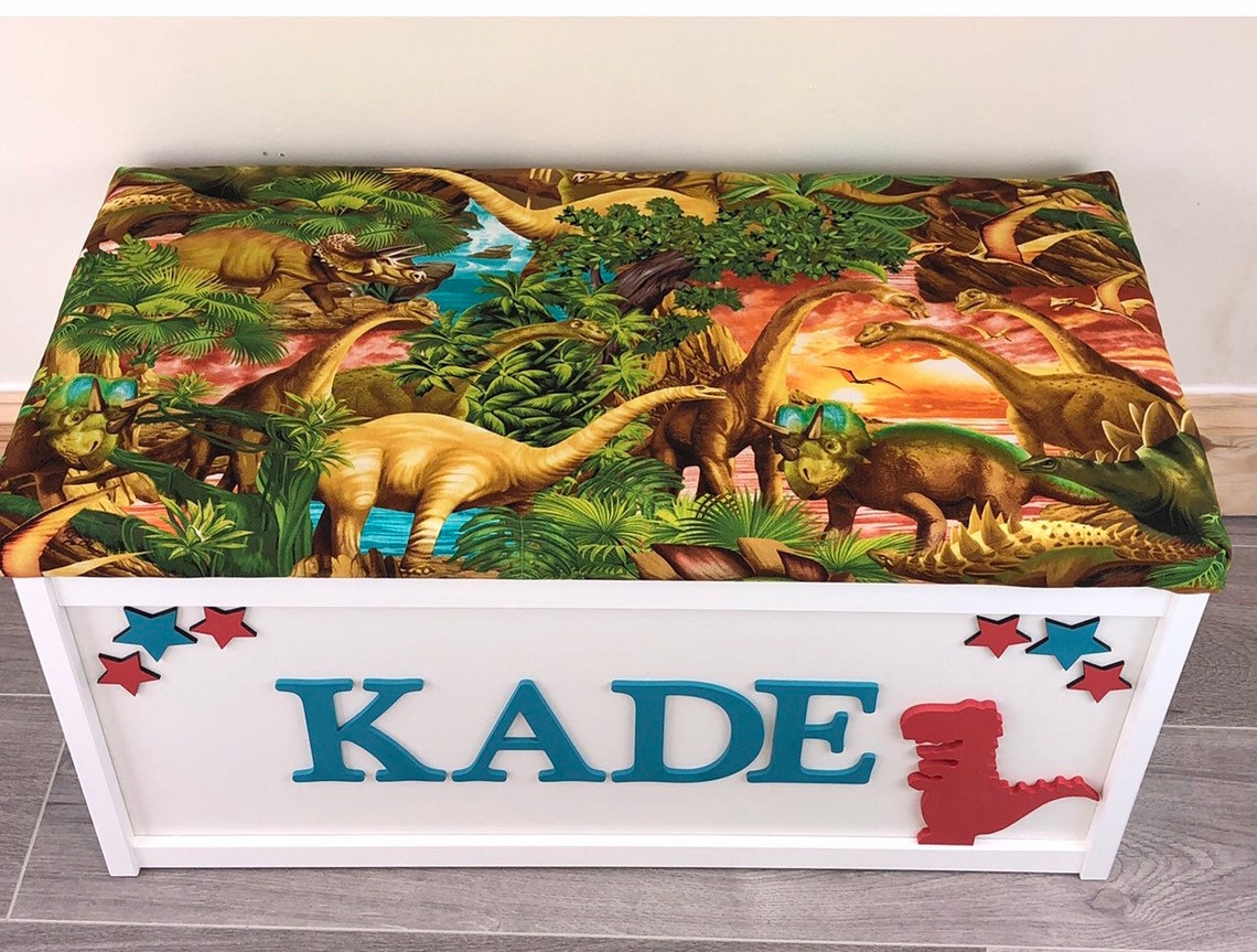 large personalised toy boxes