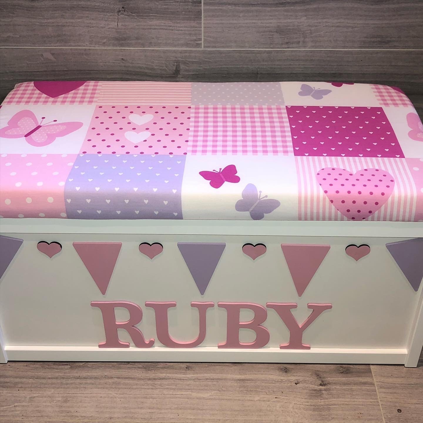Personalised Toy Box Cushion Top Named Box Christmas Gift Etsy UK
