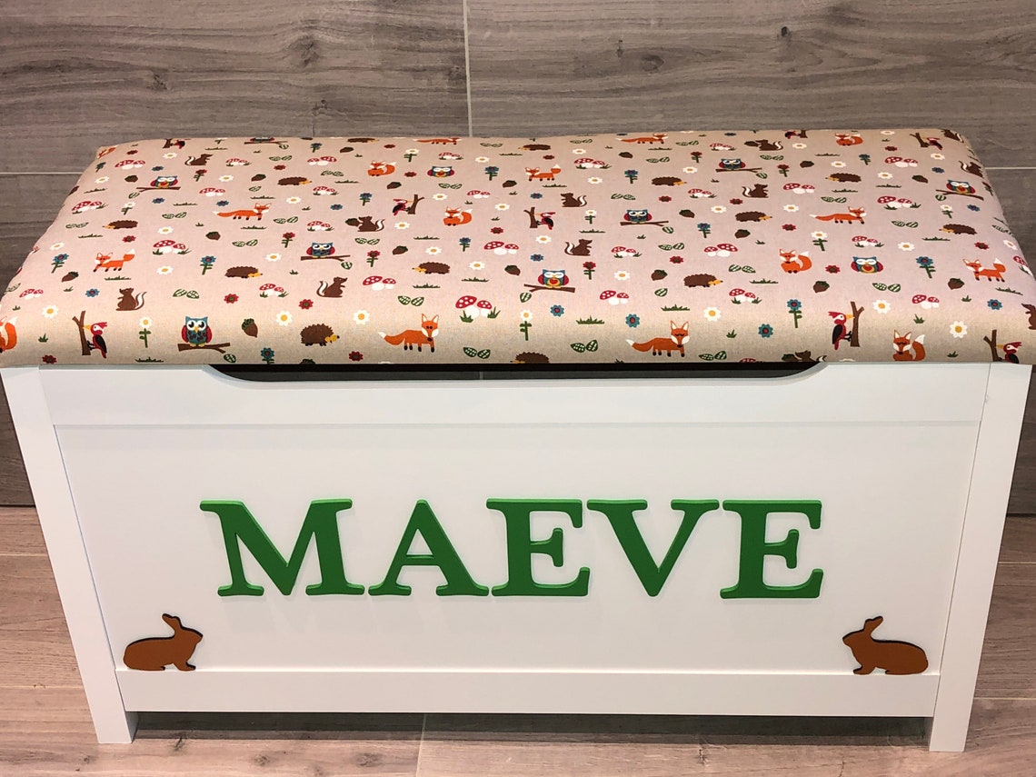 personalised name toy box