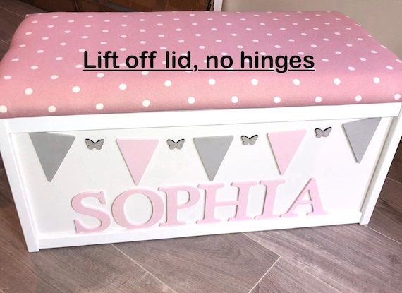 Toy box with cushion top discount