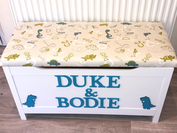 toy box with cushion seat