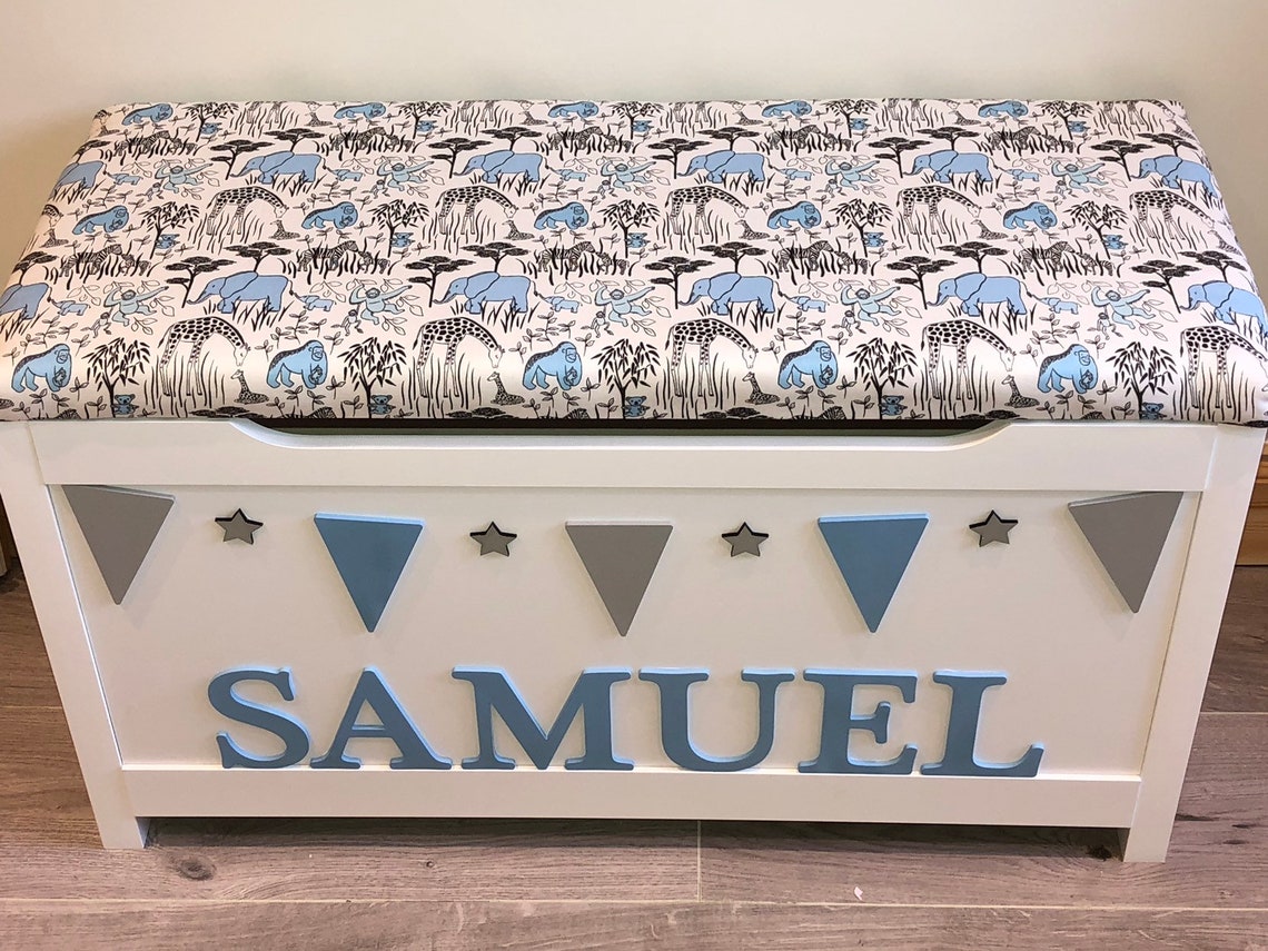 personalised name toy box