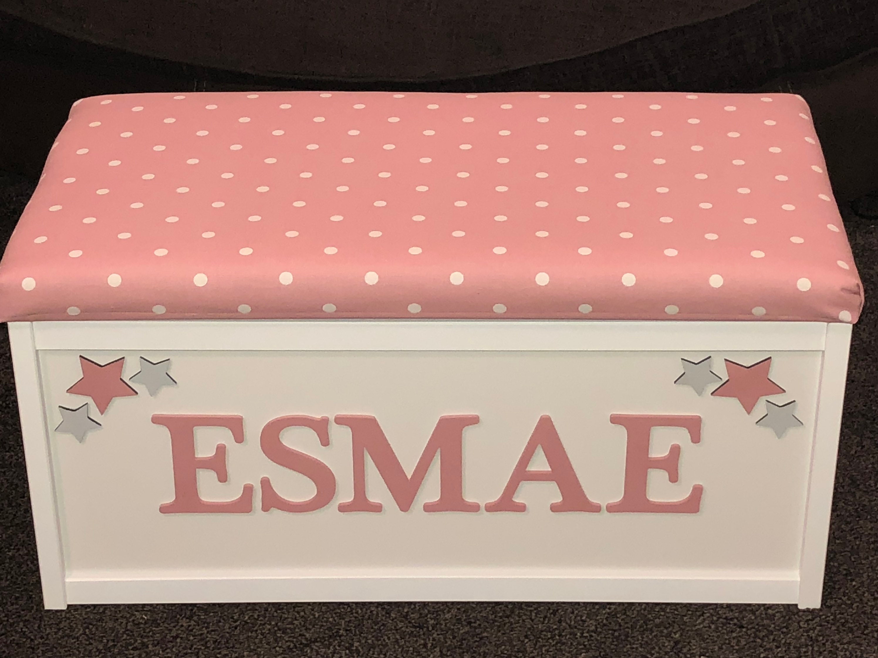 Personalised toy box custom bespoke wooden toy box Large Etsy