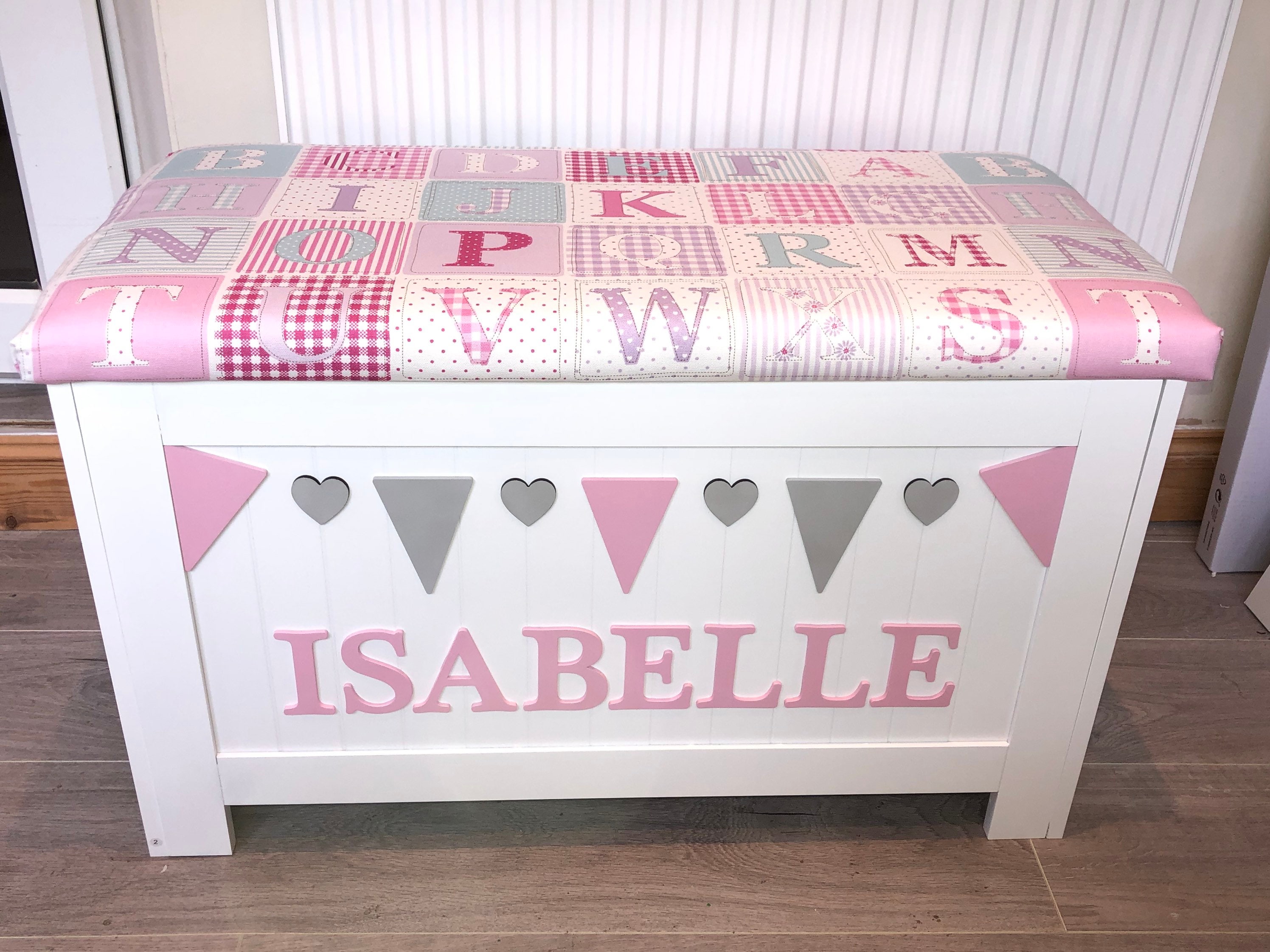 Name Toy Box Personalised Toy Box Wooden Storage box Etsy