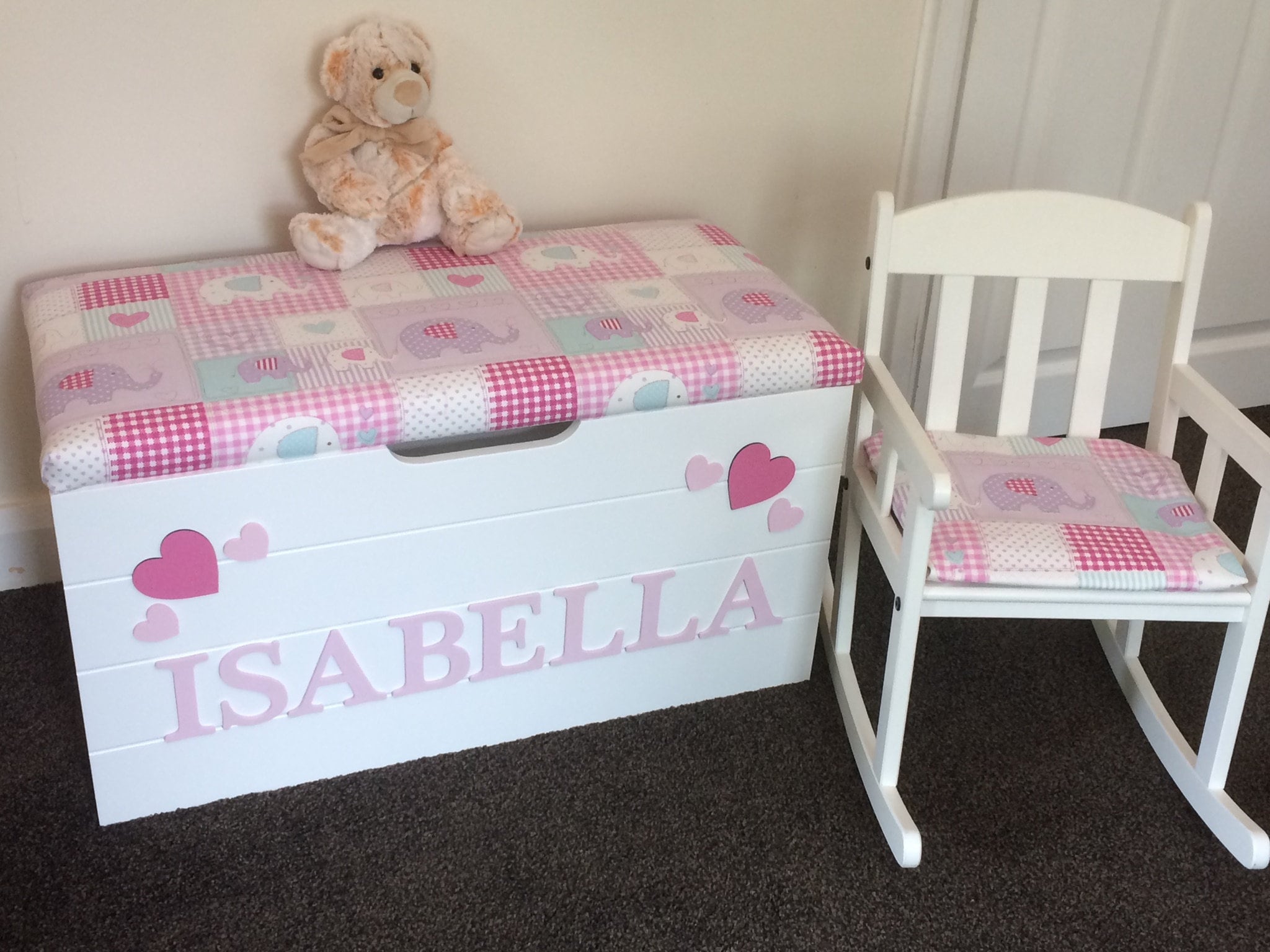 personalised baby toy chest