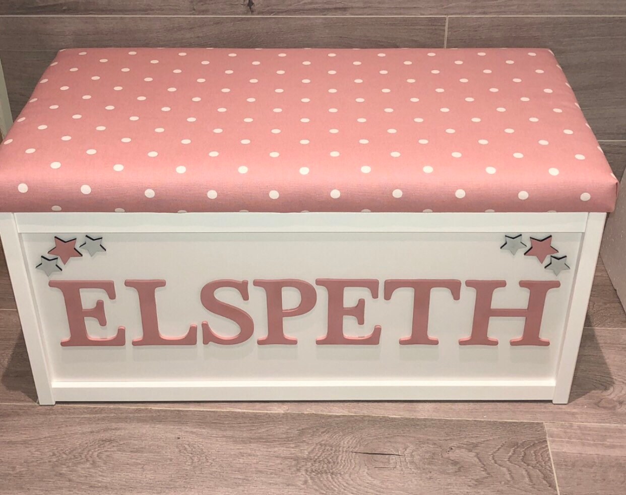 personalised name toy box