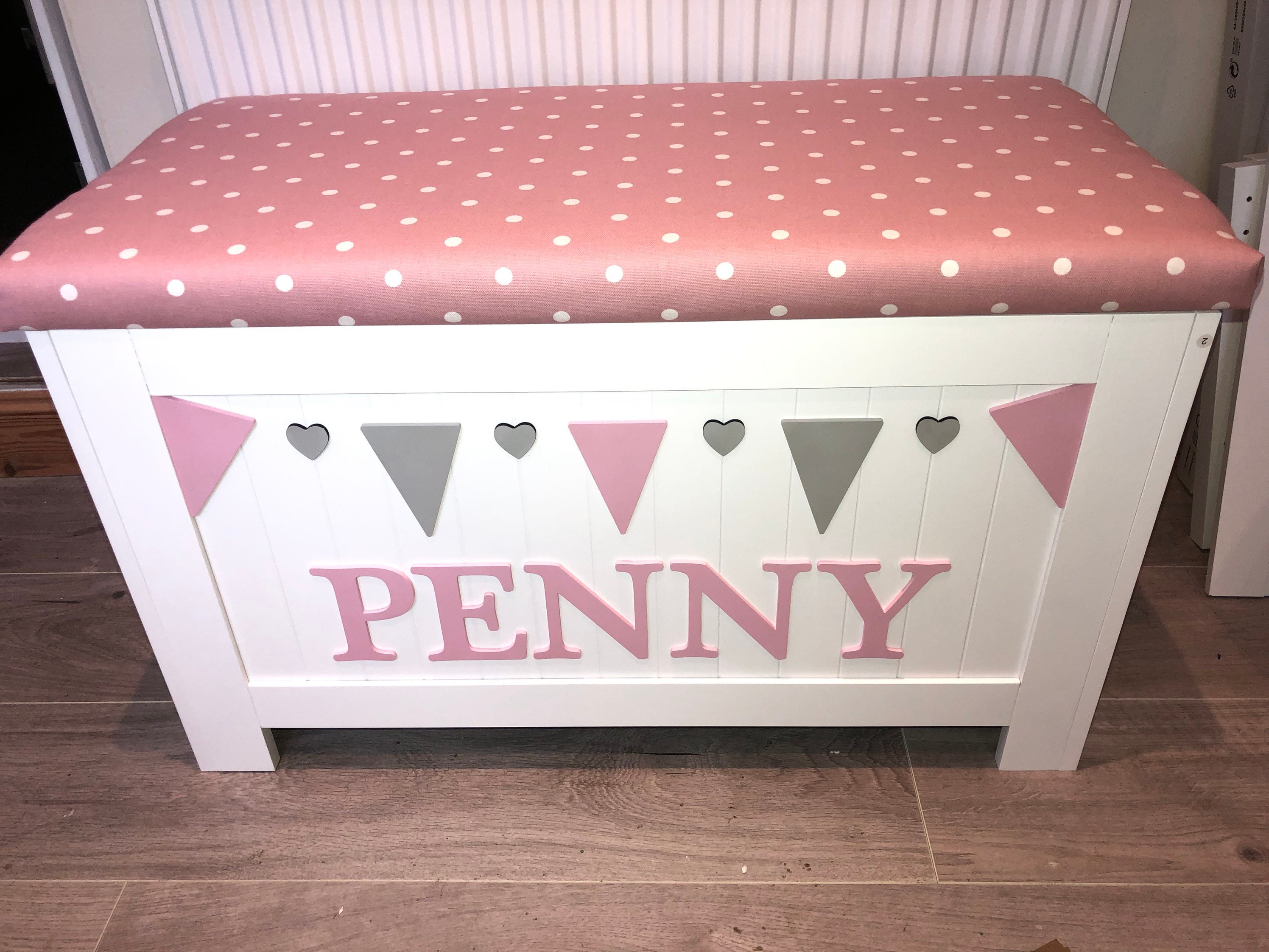 Name Toy Box Personalised Toy Box Wooden Storage box Etsy