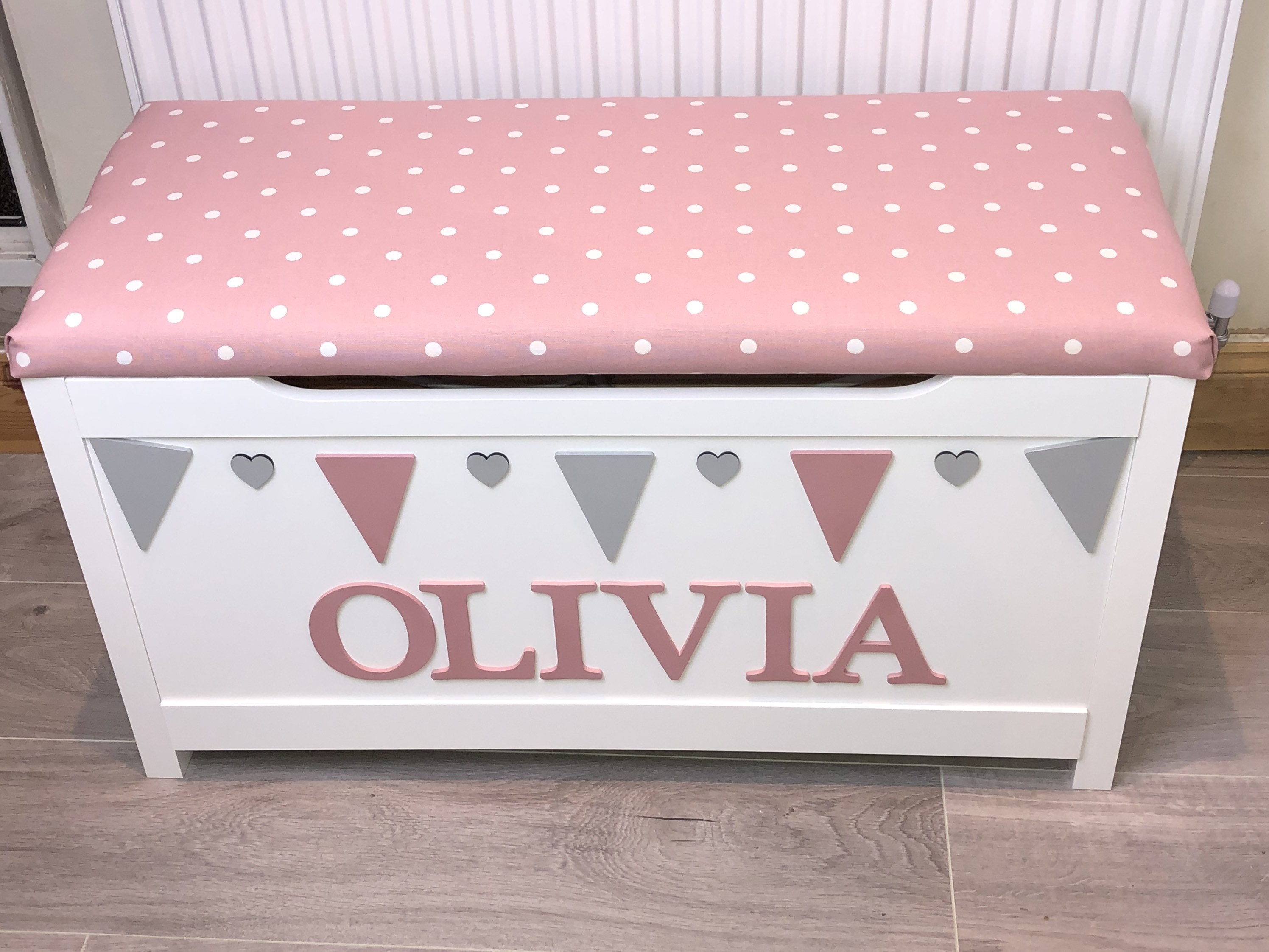 personalised toy storage box