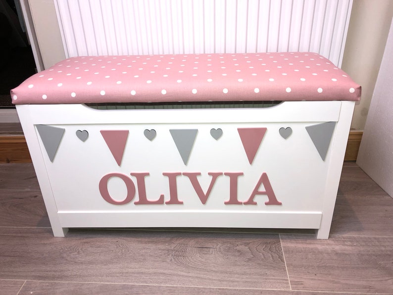 children's wooden toy boxes personalised