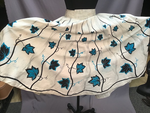 Vintage 1950s Lavable Full Circle Skirt