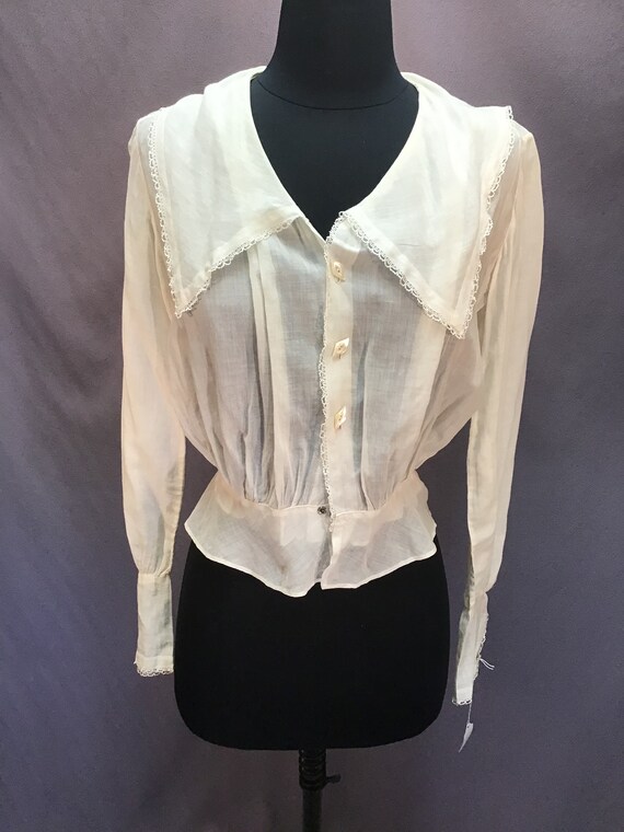 Authentic Edwardian Armistice Day Blouse