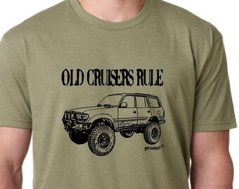 Old Cruisers Rule w/ Toyota Land Cruiser design image #GCWOLDCRUISERSRULE-80ZH