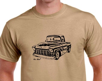 Tri Five with 1955 Chevrolet Stepside Truck image design Item# TFTRIFIVE1955CHEVYTRUCK