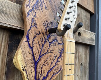 Keith Richards Inspired Guitar Hanger Fractal Art Wall Mount ITEM# GHFAKEITHRICHARDS
