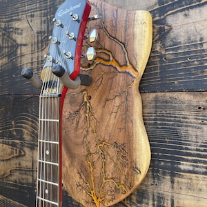 Gary Rossington Style Guitar Hanger Fractal Art Wall Mount ITEM# GHFAGARYROSSINGTON
