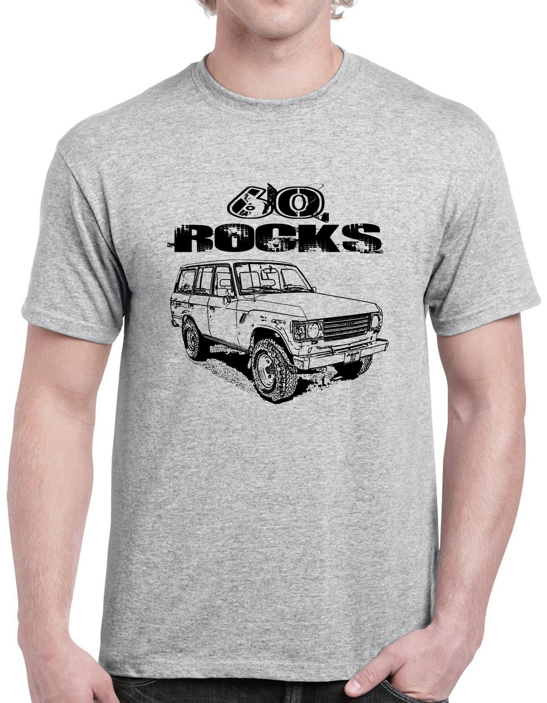 60 ROCKS With FJ60 Land Cruiser Image Item# GCE60ROCKS-60N - Etsy