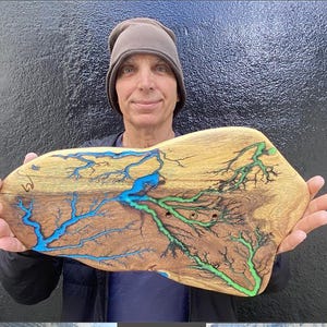 Joe Satriani Style Gitarren-Aufhänger Fraktal Kunst Wandhalterung ARTIKEL# GHFAJOESATRIANI