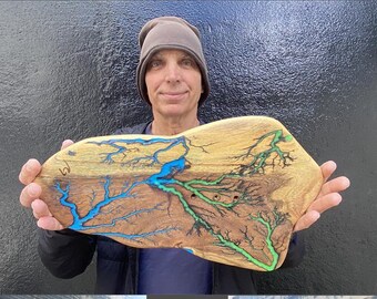 Joe Satriani Inspired Guitar Hanger Fractal Art Wall Mount ITEM# GHFAJOESATRIANI