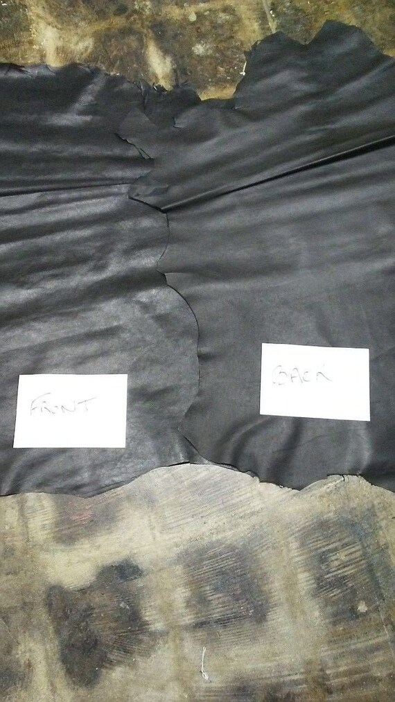 Italian Lambskin Leather /"Paper Thin/" Metallic Silver Blue 6 Sq.Ft 0.7 oz