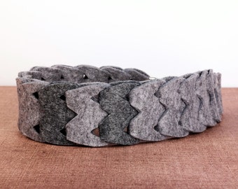 Verwisselbare schouderband • Vilt • Voor handtas • (handgemaakt)