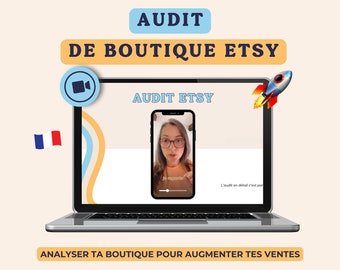 Audit de boutique Etsy française, Aide et conseils pour un bon référencement, Critique de boutique Etsy, Optimiser le SEO de sa boutique