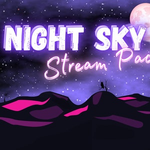 Night Sky - Animated Stream Pack