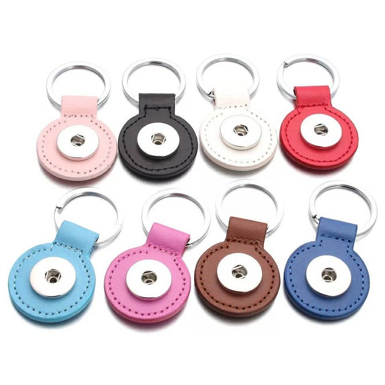 Multi Color Option Snap Key Chain for Keyring Fits 18/20mm Etsy