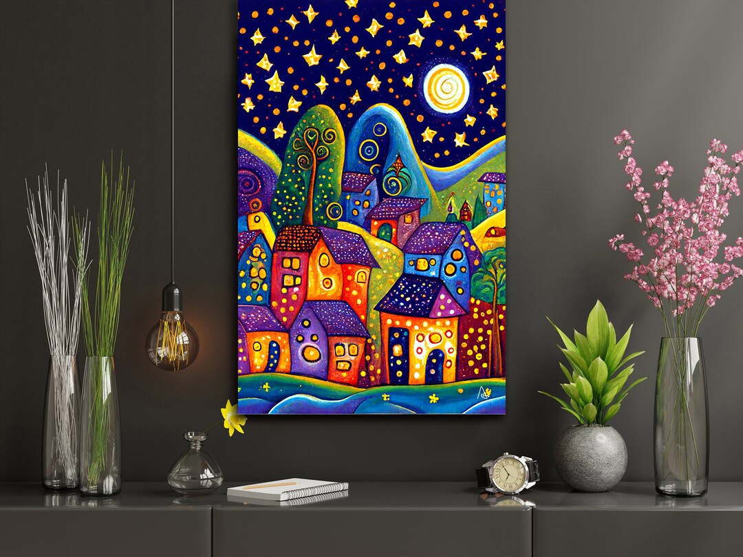 Art for Children Room, Kids Print, Baby Room, High Resolution, Vibrant ...