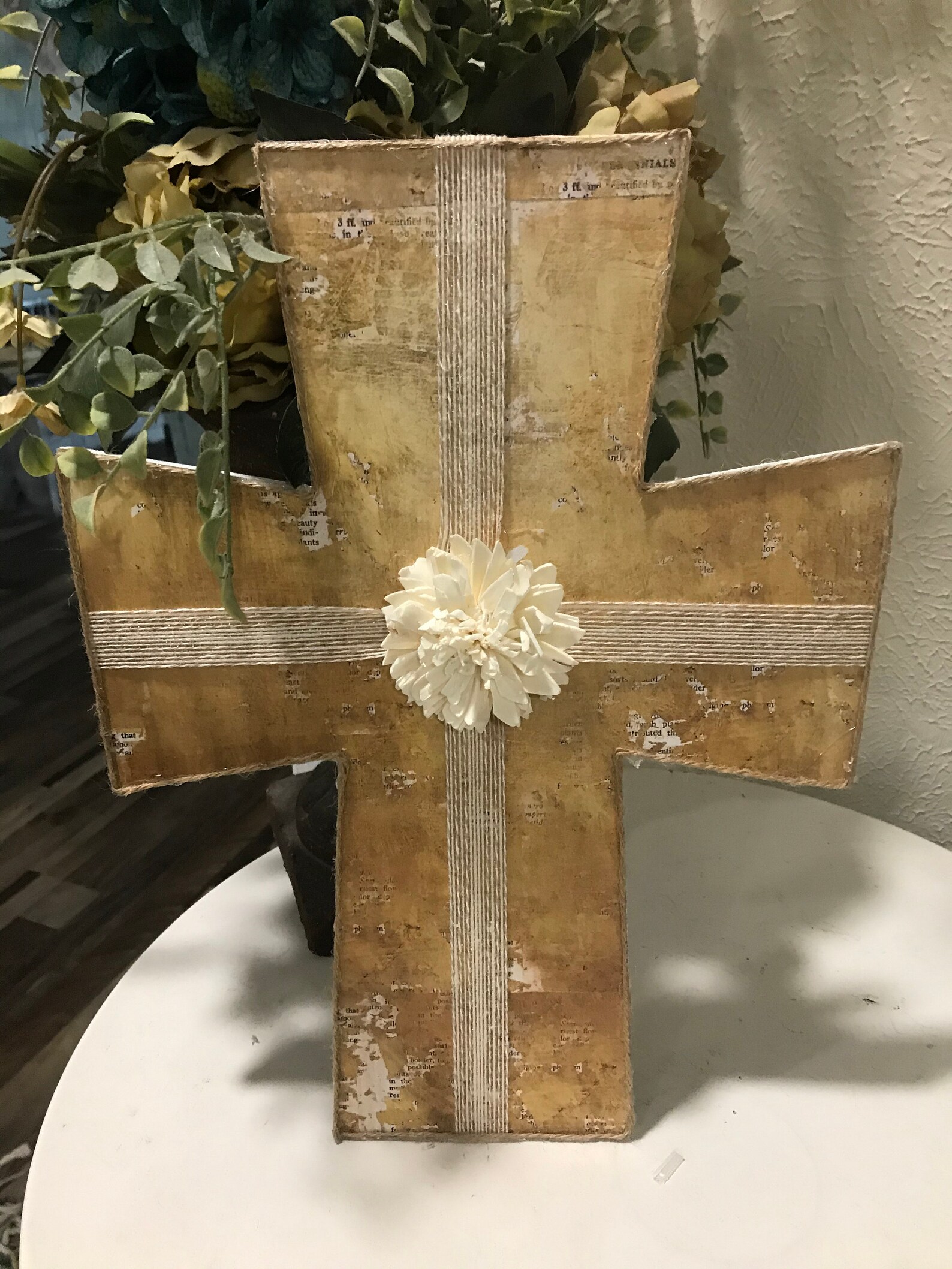 Rustic cross wall hanging Etsy