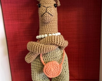 Llama amigurumi