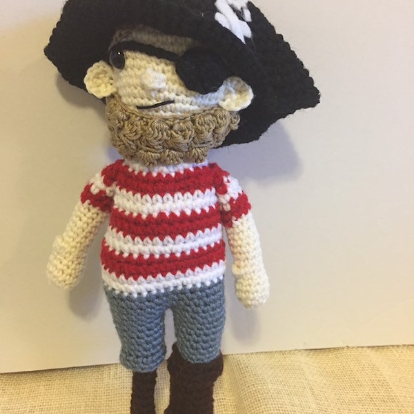 Crochet Pirate Hat Etsy