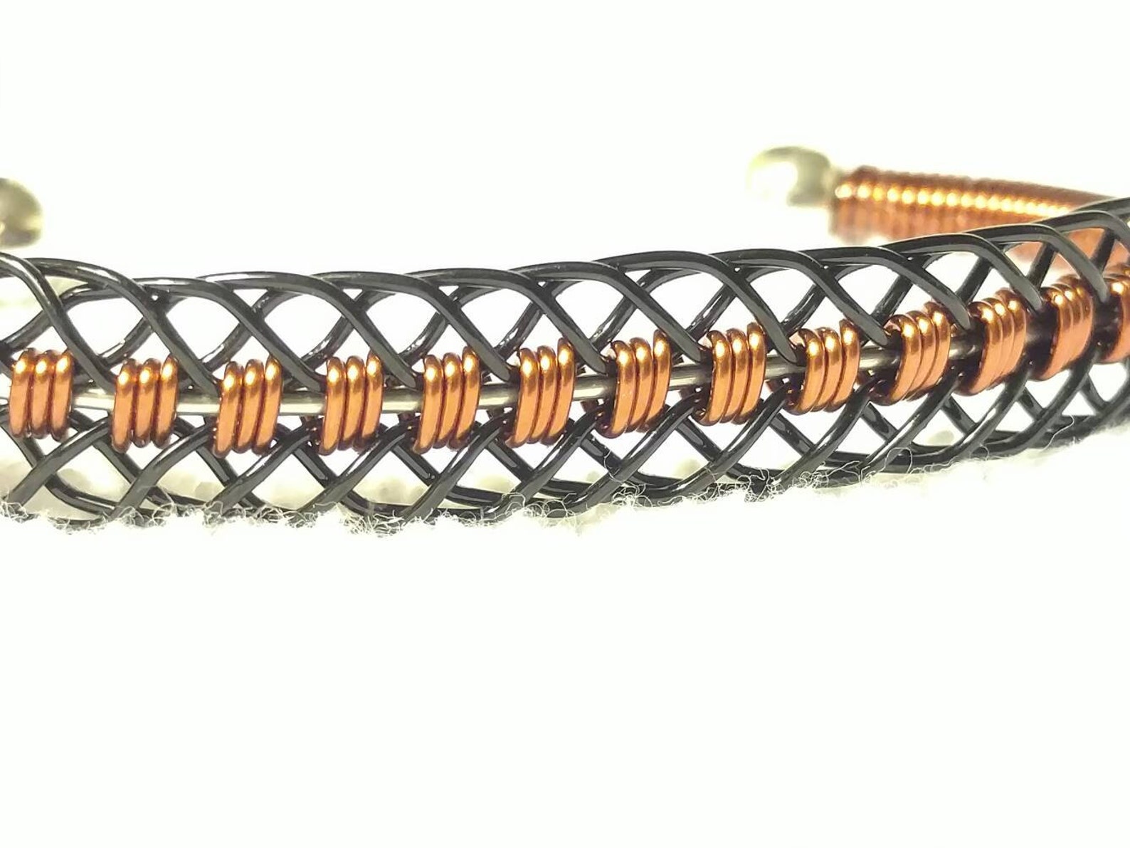 Mens twisted Copper Bracelet Welder Wire Bracelet Therapeutic Etsy
