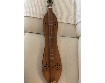 36" Vintage Appalachian Mountain Dulcimer 4 String Hourglass