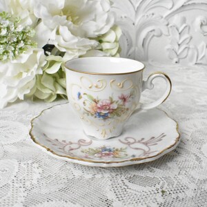 Vintage Demitasse  Tea cup, Seltmann Weiden, Bavaria, Western Germany, THERESIA, Gift for her, Wedding gift, #010621