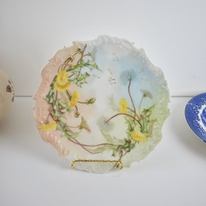Antique  Limoges Decorative  Plate FRANCE, Limoges Dandelions, Mother&#39;s Day, Gift for mom, #021021P