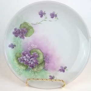 Vintage Furstenberg Porcelain Decorative Plate sign by artist  #06012018