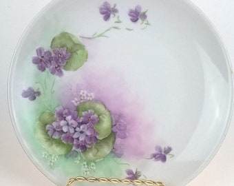 Vintage Furstenberg Porcelain Decorative Plate sign by artist  #06012018