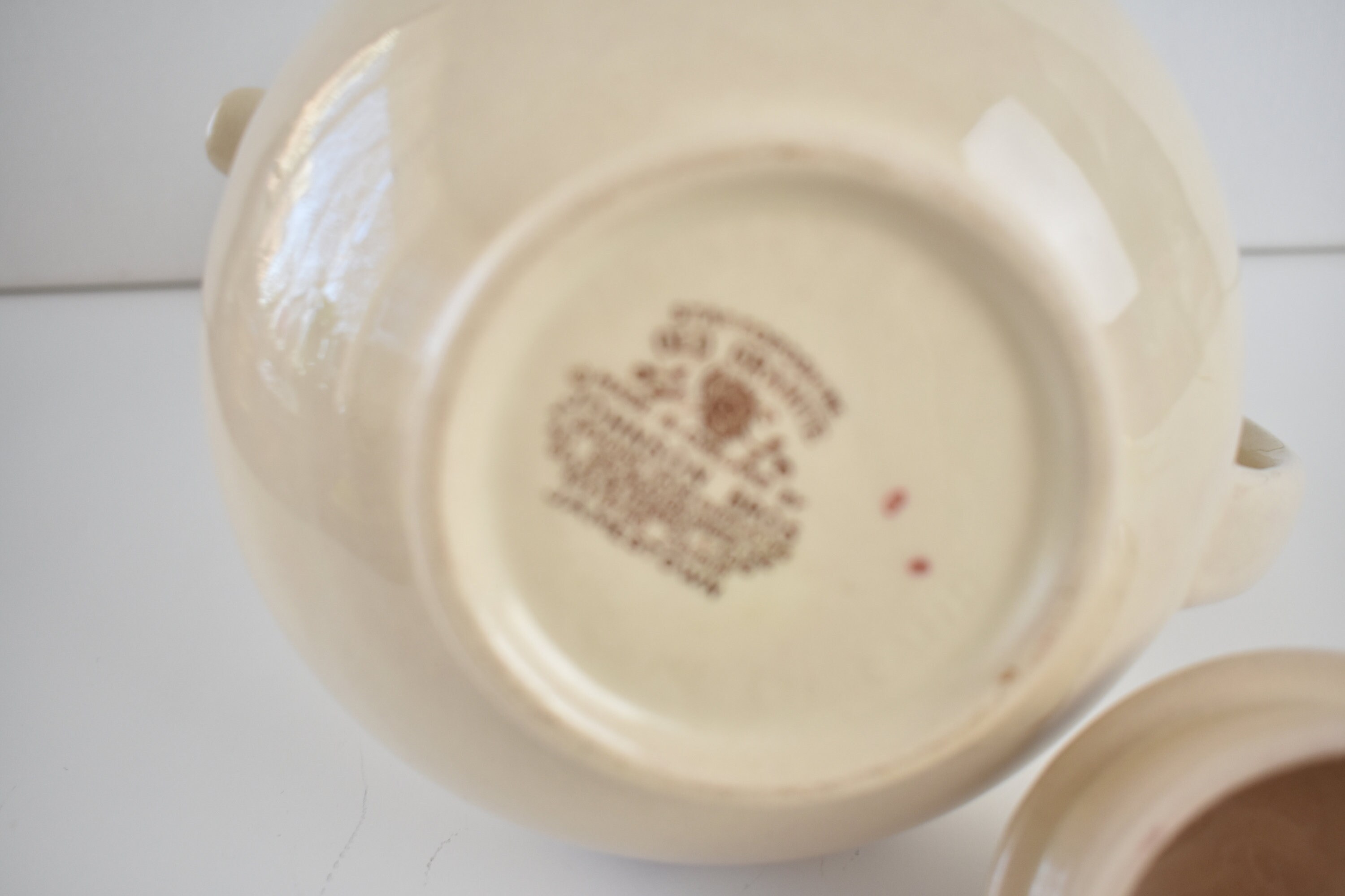 Teapot Johnson Bros Staffordshire Old Granite Jamestown Made Etsy