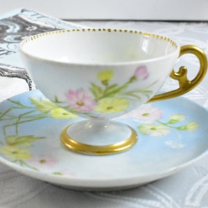 Tea cups, Tea Set for One, Perfect for Bridal Shower Gift, Tea Party Birthday, Bridesmaid Gift, Will You Be My Bridesmaid?