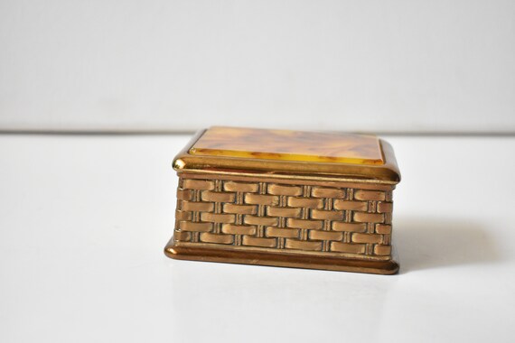 MELE Vintage Music Box, Music Box, Ornate Metal H… - image 2