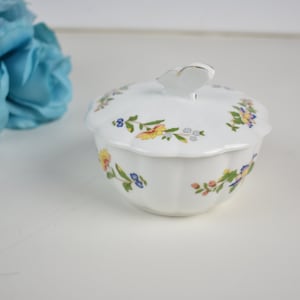 Aynsley Cottage Garden Fine Bone China  England bowl with lid #010621