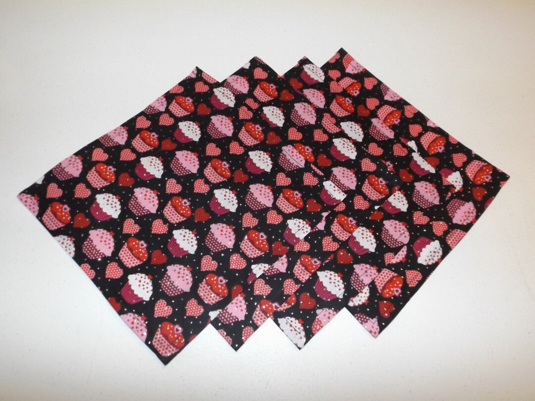 Organic Napkins, Eco Friendly Cloth Napkins Set of 4, Table Napkins