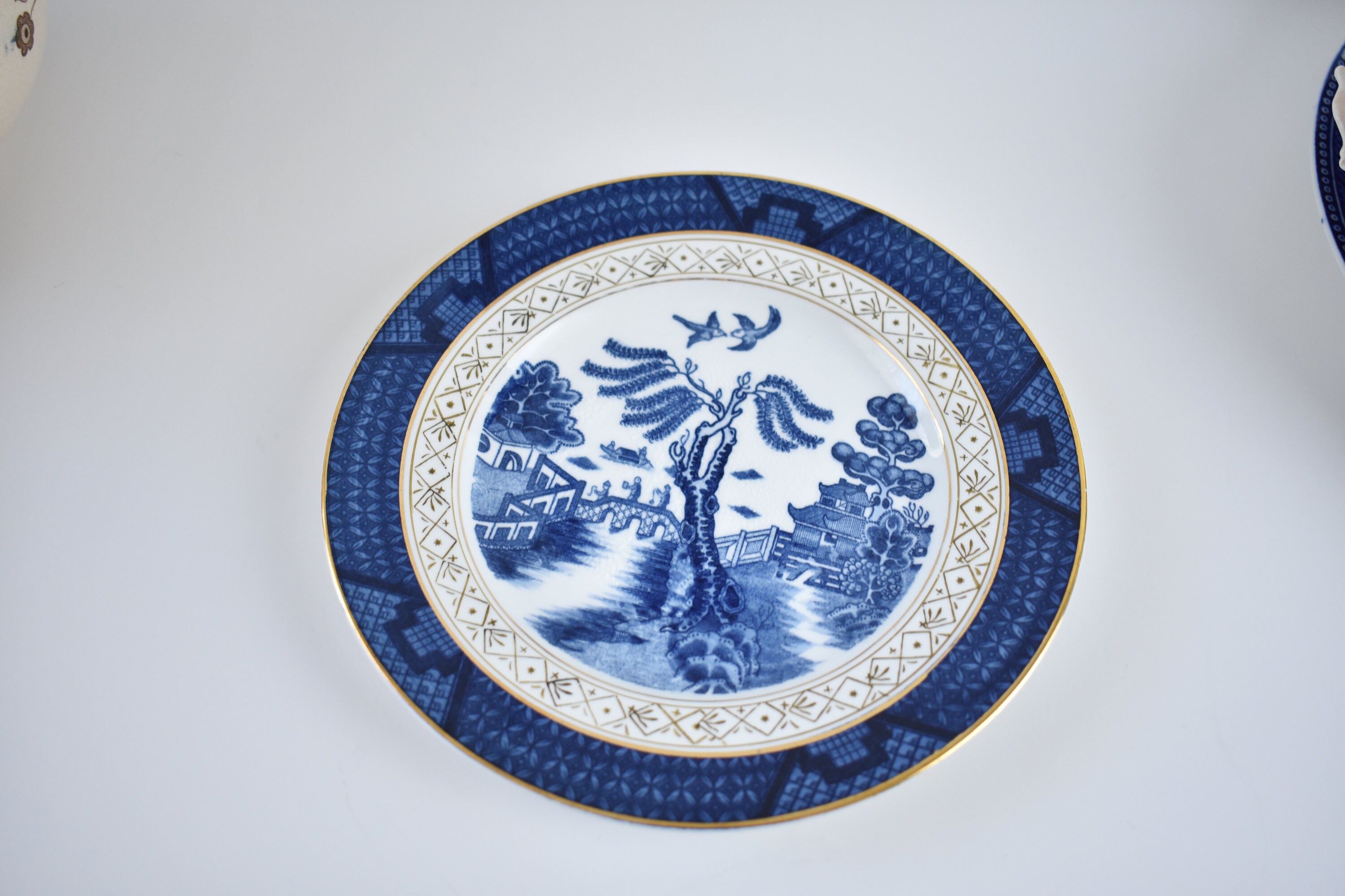 Vintage Ironstone Ware Plate Blue And White Made In Japan Etsy Ireland Vintage Ironstone Ware Plate Blue And White Made In Japan Etsy Ireland