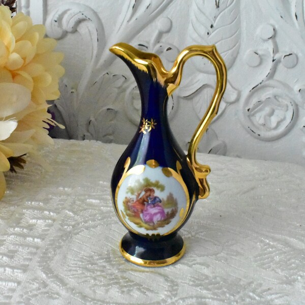 Cobalt Blue Limoges Etsy
