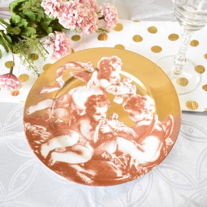 Fitz and Floyd &quot;Cerubini III&quot; plate 8 1/4&quot; cherubs design Fitz and Floyd Decoration 10242018F
