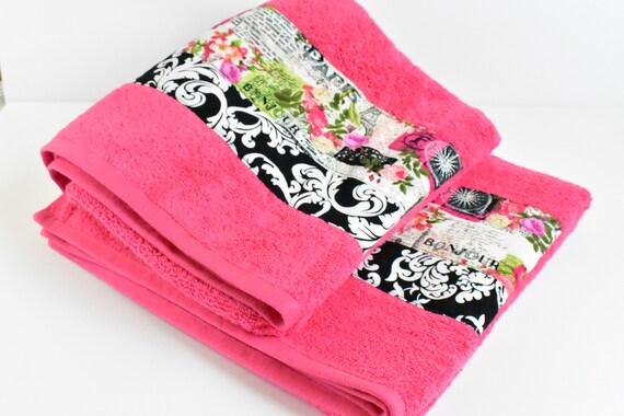 Paris Towel Paris Bathroom Vintage Paris Bathroom Towels Etsy
