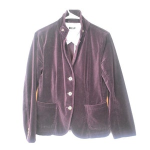 J CREW Vintage Women&#39;s Jacket, Velvet Jacket